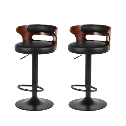  Nadia faux leather bar stools set of 2 - Stylish seating for your kitchen